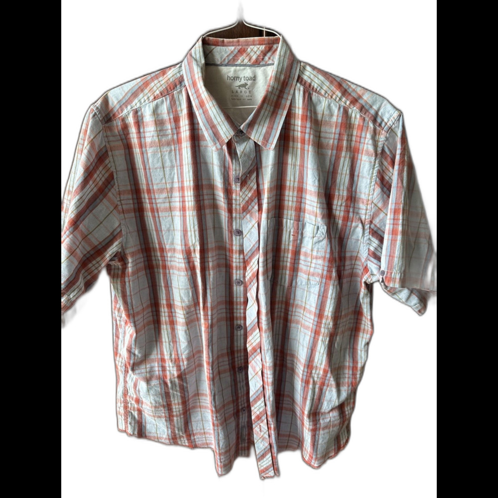 Horny Toad Men’s Short Sleeve Summer wear‎ shirt large